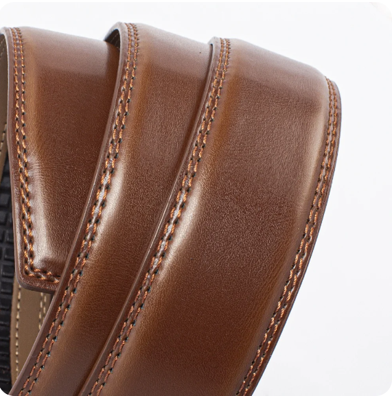 Pasek męski z automatycznym zapięciem - Eleganzio-Czarny 1-115cm-Trend Polska