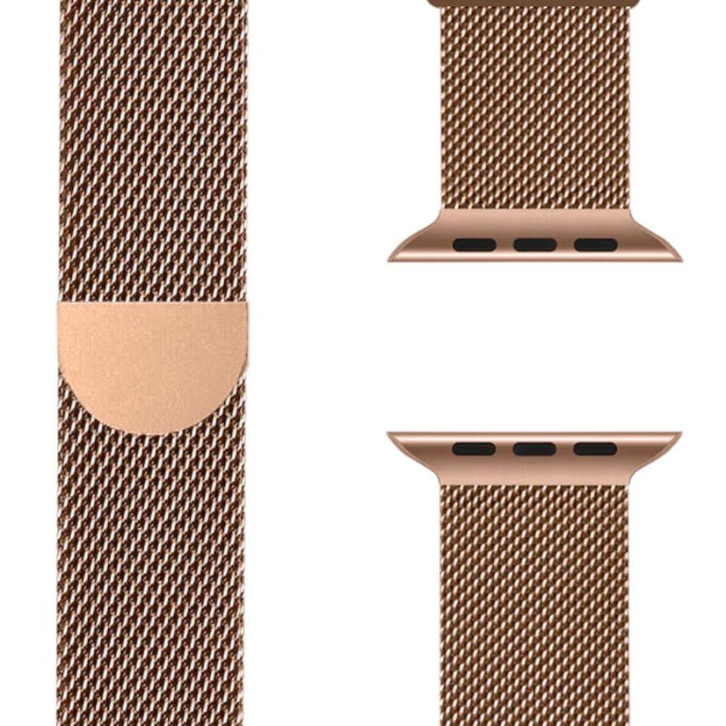 Pasek Milanese do Apple Watch – SteelFlex-Różowe złoto-3.8 cm | 4.0 cm | 4.1 cm | 4.2 cm-Trend Polska