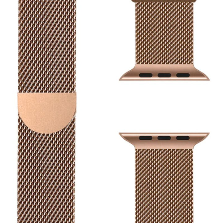 Pasek Milanese do Apple Watch – SteelFlex-Różowe złoto-3.8 cm | 4.0 cm | 4.1 cm | 4.2 cm-Trend Polska