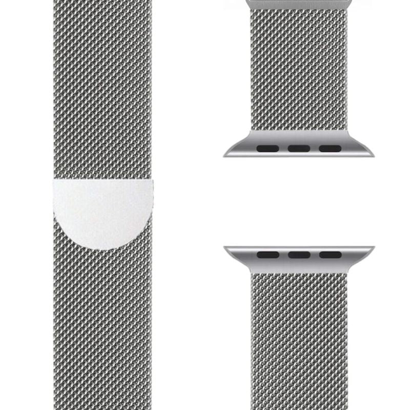 Pasek Milanese do Apple Watch – SteelFlex-Srebrny-3.8 cm | 4.0 cm | 4.1 cm | 4.2 cm-Trend Polska