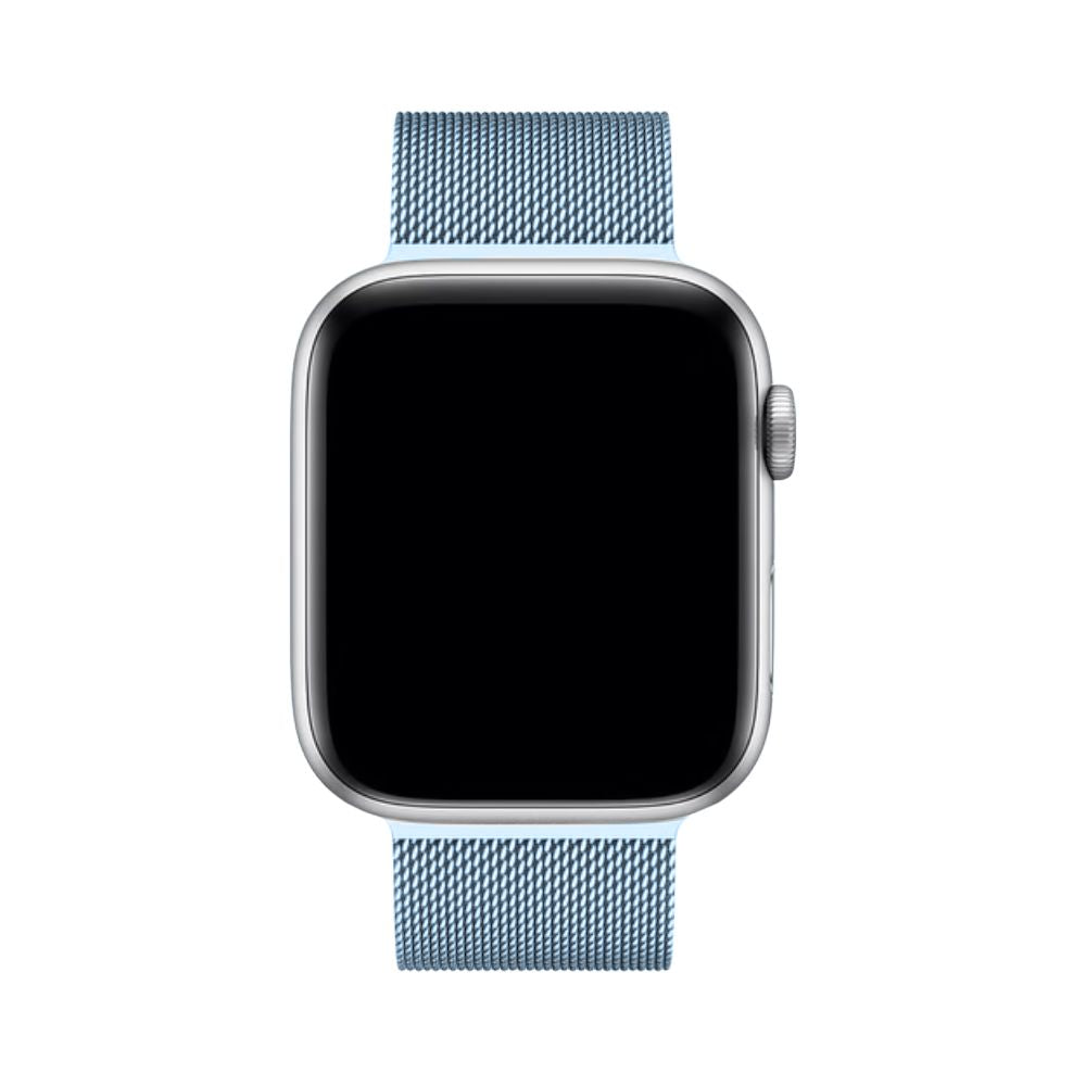 Pasek Milanese do Apple Watch – SteelFlex-Srebrny-3.8 cm | 4.0 cm | 4.1 cm | 4.2 cm-Trend Polska