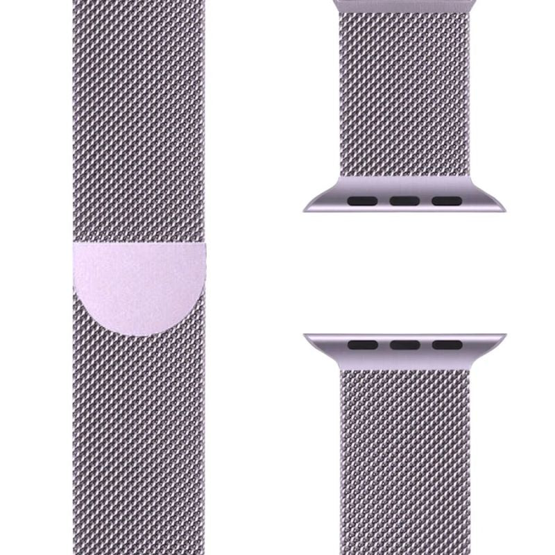 Pasek Milanese do Apple Watch – SteelFlex-Srebrny-3.8 cm | 4.0 cm | 4.1 cm | 4.2 cm-Trend Polska