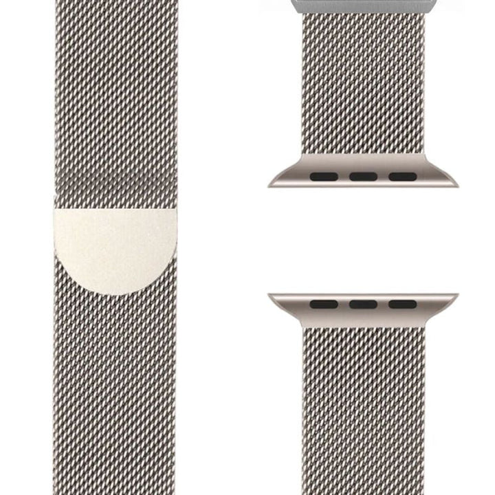 Pasek Milanese do Apple Watch – SteelFlex-Srebrny-3.8 cm | 4.0 cm | 4.1 cm | 4.2 cm-Trend Polska