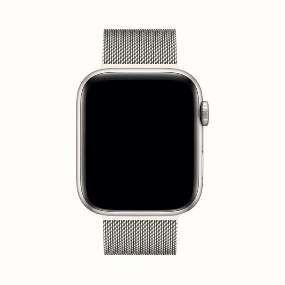 Pasek Milanese do Apple Watch – SteelFlex-Srebrny-3.8 cm | 4.0 cm | 4.1 cm | 4.2 cm-Trend Polska