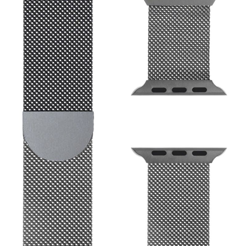 Pasek Milanese do Apple Watch – SteelFlex-Srebrny-3.8 cm | 4.0 cm | 4.1 cm | 4.2 cm-Trend Polska