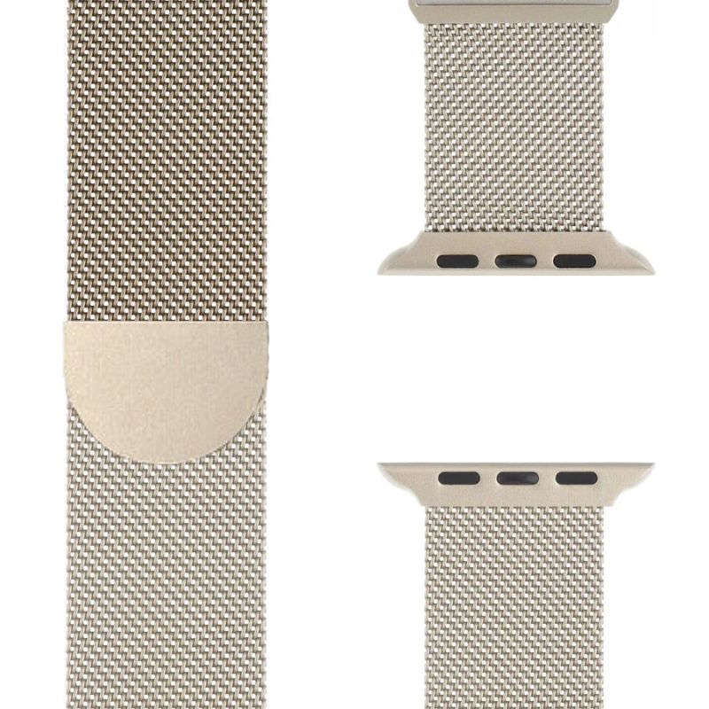 Pasek Milanese do Apple Watch – SteelFlex-Srebrny-3.8 cm | 4.0 cm | 4.1 cm | 4.2 cm-Trend Polska