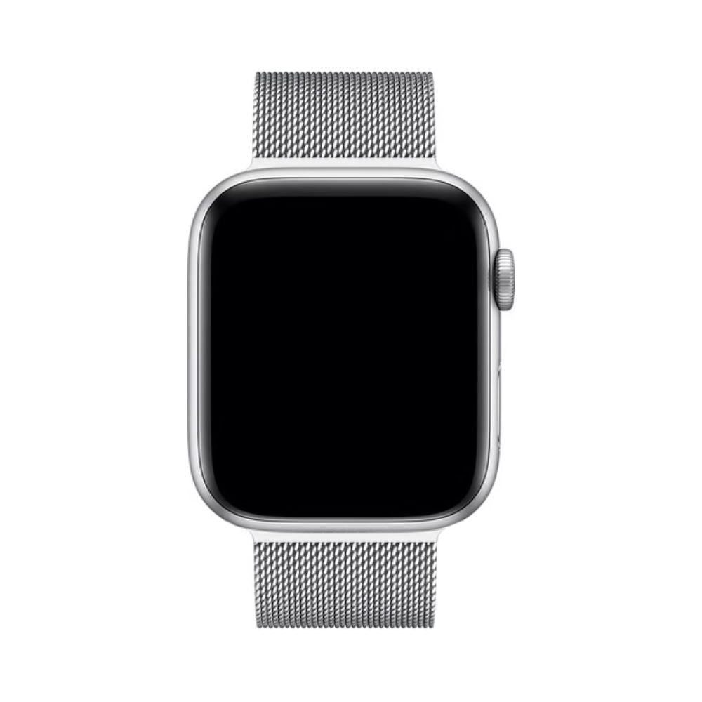 Pasek Milanese do Apple Watch – SteelFlex-Srebrny-3.8 cm | 4.0 cm | 4.1 cm | 4.2 cm-Trend Polska