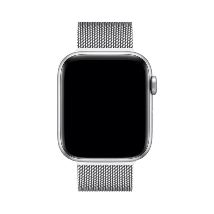 Pasek Milanese do Apple Watch – SteelFlex-Srebrny-3.8 cm | 4.0 cm | 4.1 cm | 4.2 cm-Trend Polska