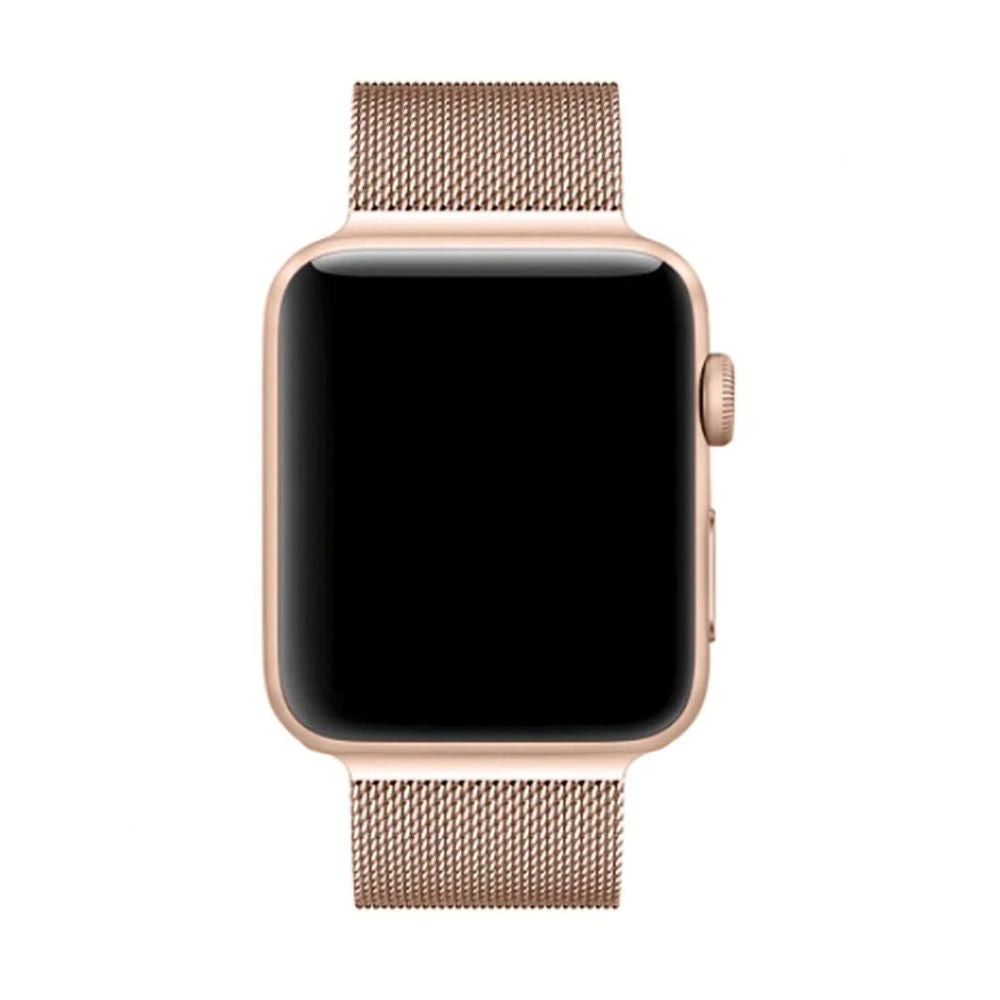 Pasek Milanese do Apple Watch – SteelFlex-Srebrny-3.8 cm | 4.0 cm | 4.1 cm | 4.2 cm-Trend Polska