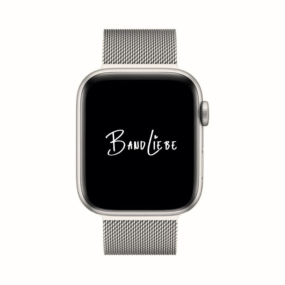 Pasek Milanese do Apple Watch – SteelFlex-Srebrny-3.8 cm | 4.0 cm | 4.1 cm | 4.2 cm-Trend Polska