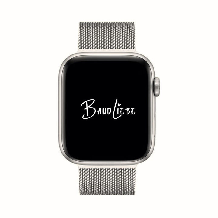 Pasek Milanese do Apple Watch – SteelFlex-Srebrny-3.8 cm | 4.0 cm | 4.1 cm | 4.2 cm-Trend Polska