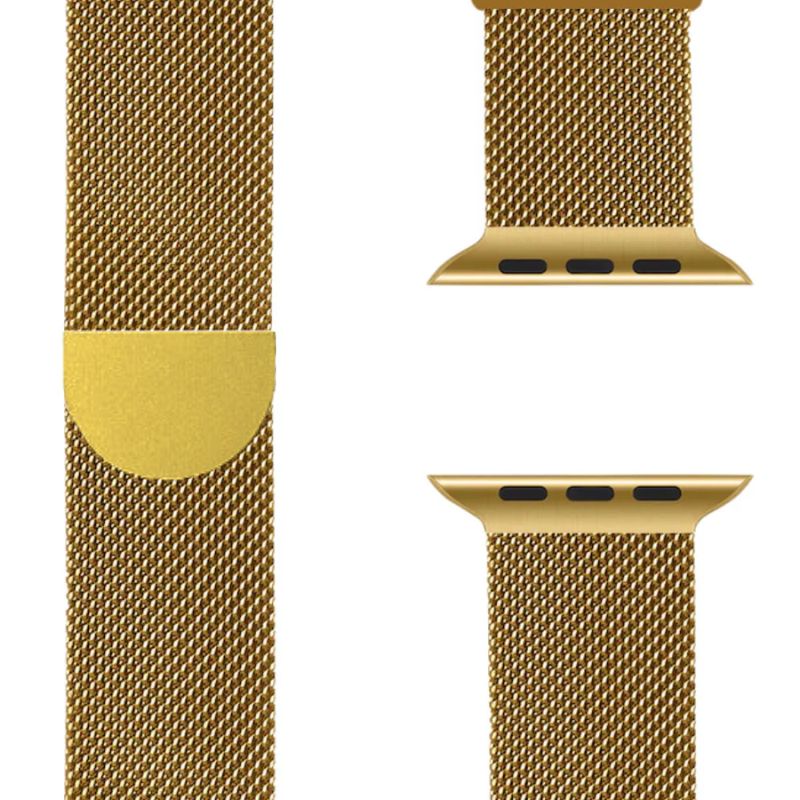 Pasek Milanese do Apple Watch – SteelFlex-Złoto-3.8 cm | 4.0 cm | 4.1 cm | 4.2 cm-Trend Polska