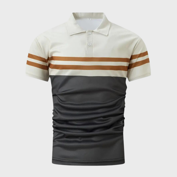 Paski Męski Poloshirt – Mauro-S-Trend Polska