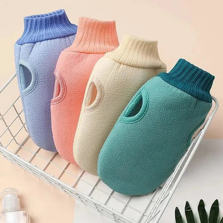 Peelingowa rękawica spa – Glowmitt-Niebieski-Trend Polska