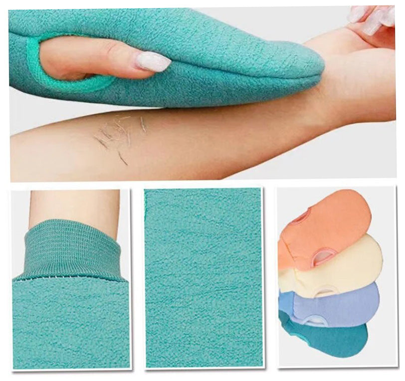 Peelingowa rękawica spa – Glowmitt-Niebieski-Trend Polska