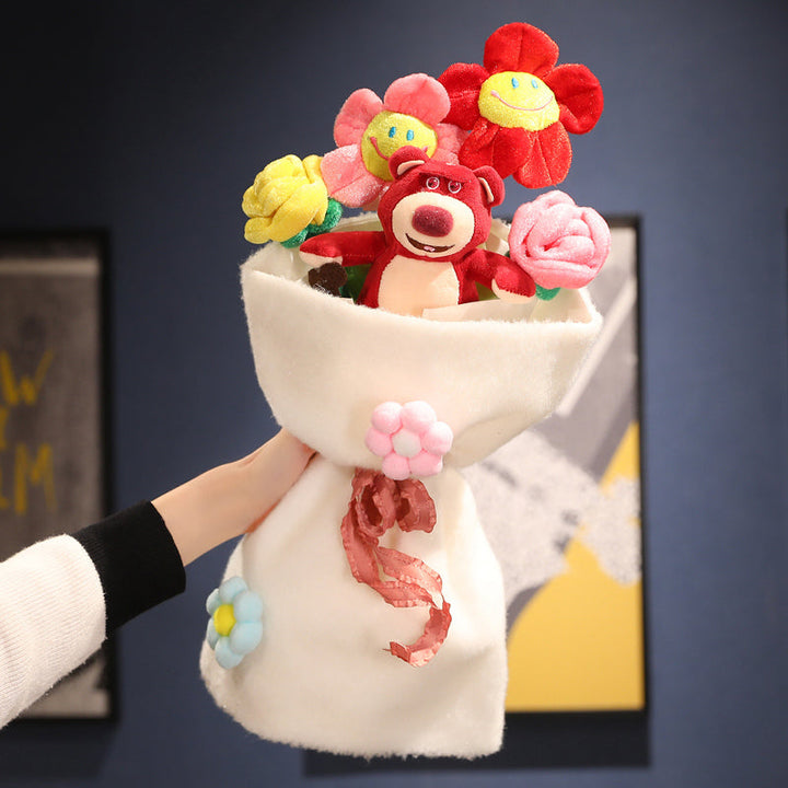 Pliszczkolandia - CuddleBouquet-Dużo czerwieni-Trend Polska