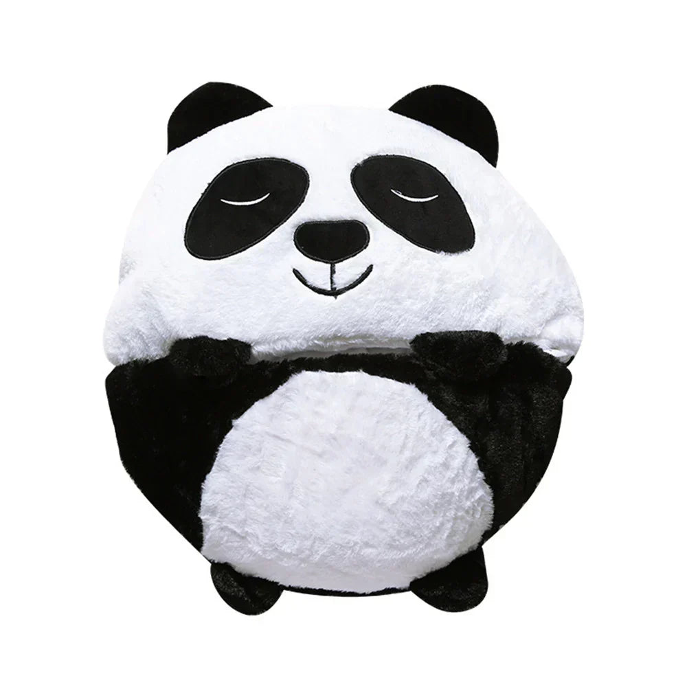 Pluszowy Przyjaciel i Śpiwór w Jednym - SnoozeBuddy-Panda-Mały （135×50cm）-Trend Polska
