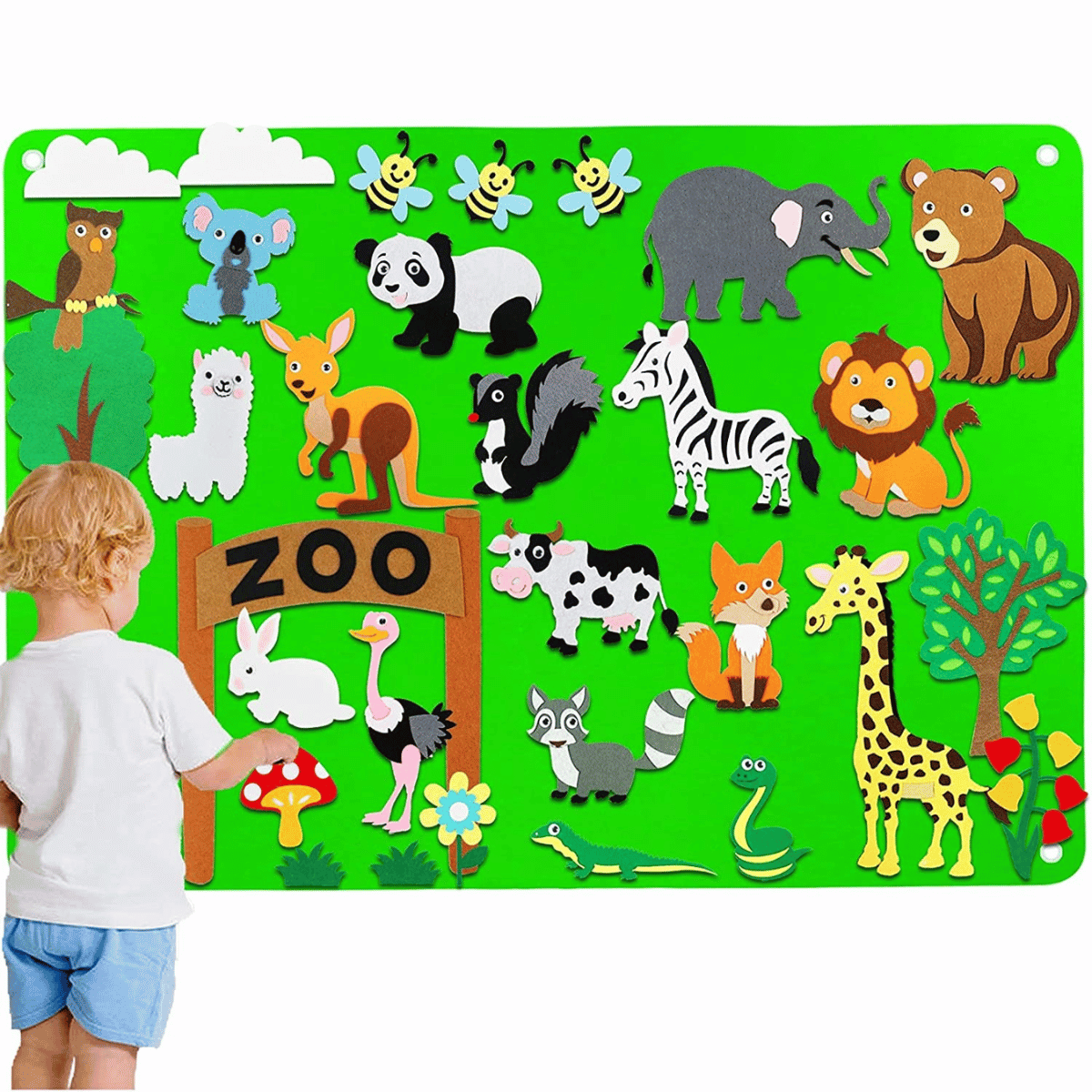 Podkładka do zabawy dla maluchów - FeltAdventure-ZOO-Trend Polska
