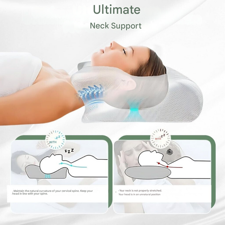 Poduszka ortopedyczna - DreamAlign-Biały Czarny-Trend Polska