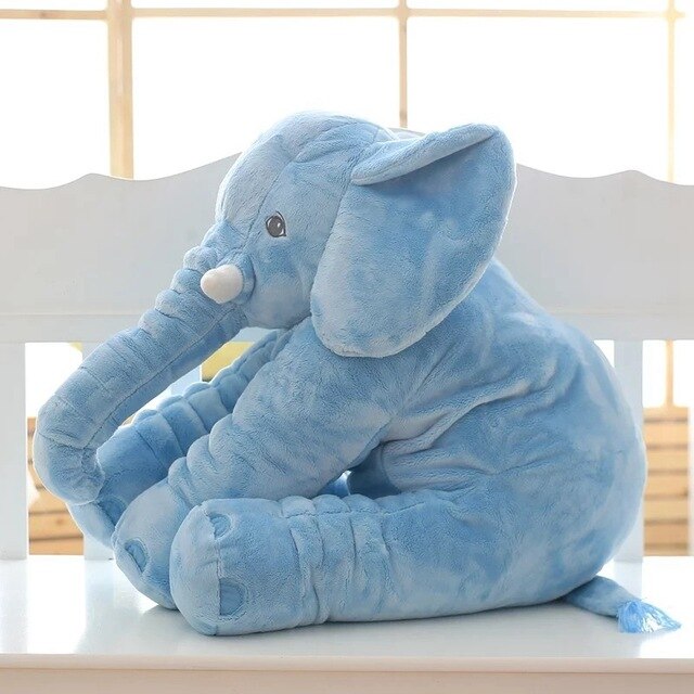 Poduszka Przytulanka Słonik - Cuddlephant-40cm-Niebieski-Trend Polska