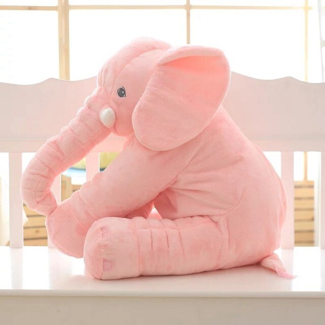 Poduszka Przytulanka Słonik - Cuddlephant-40cm-Różowy-Trend Polska