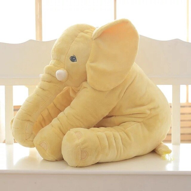 Poduszka Przytulanka Słonik - Cuddlephant-40cm-Żółty-Trend Polska
