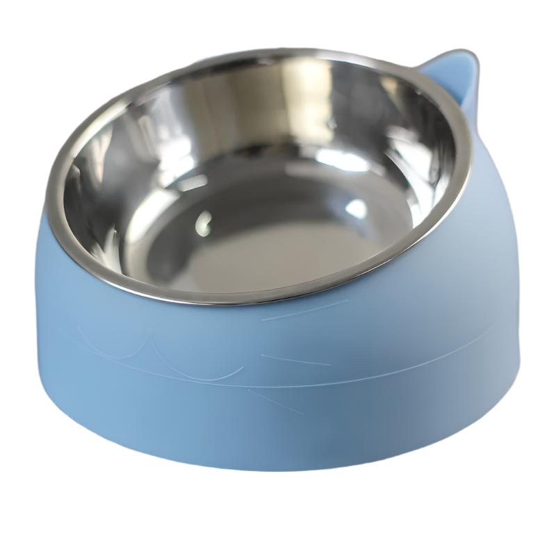 Podwyższona miska dla kotów - ComfortBowl-Jasnoniebieski-Trend Polska