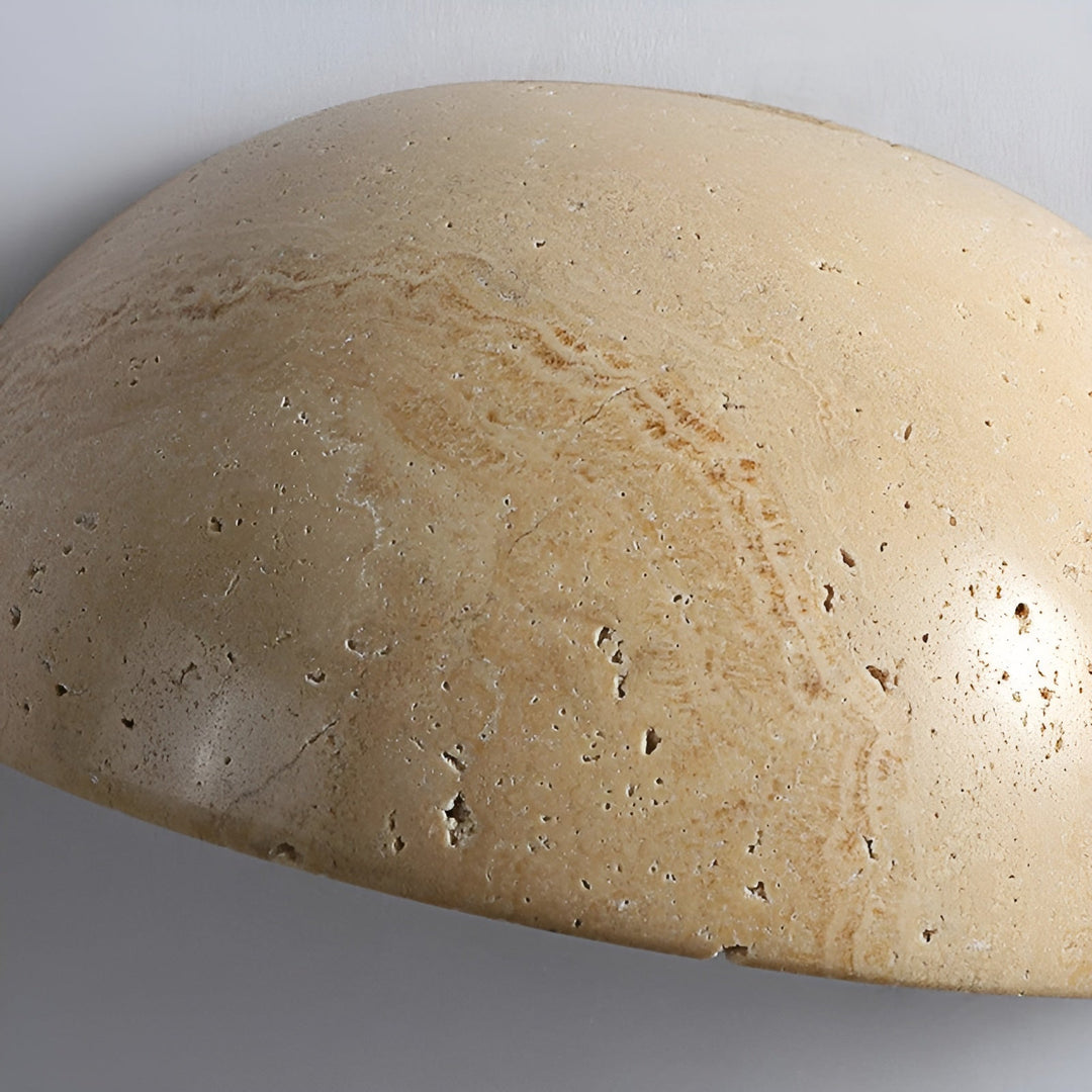Półokrągła Lampa Ścienna LED Wabi-Sabi – ZenGlow-Trend Polska
