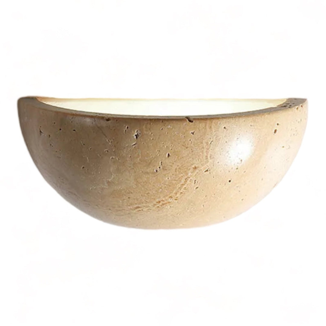 Półokrągła Lampa Ścienna LED Wabi-Sabi – ZenGlow-Trend Polska