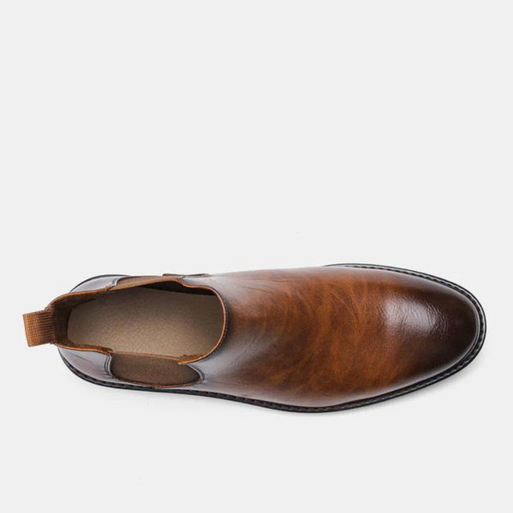 Ponadczasowe męskie buty Chelsea - David-Czarny-40-Trend Polska