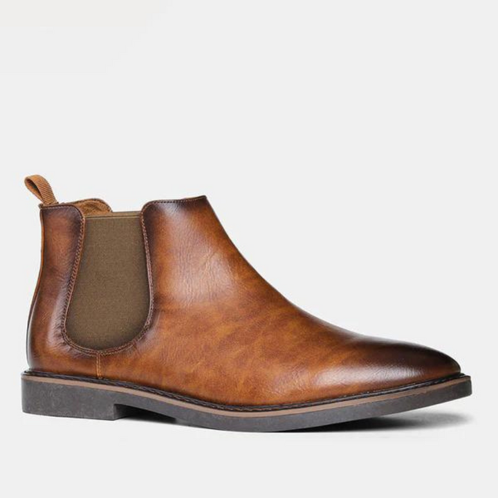 Ponadczasowe męskie buty Chelsea - David-Czarny-40-Trend Polska