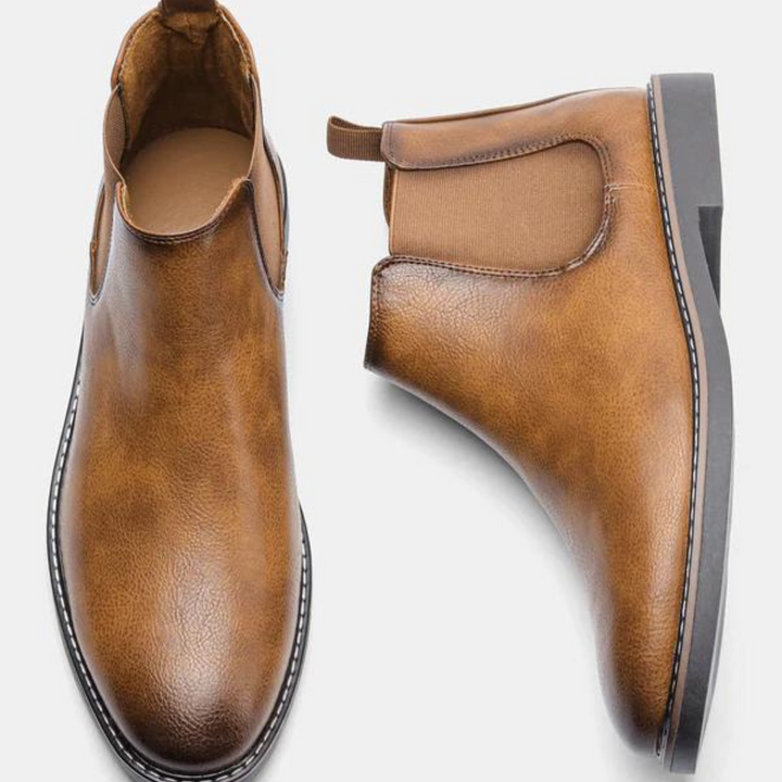 Ponadczasowe męskie buty Chelsea - David-Czarny-40-Trend Polska