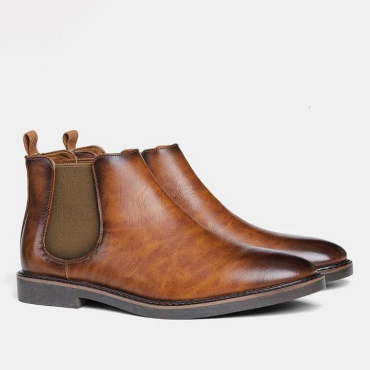 Ponadczasowe męskie buty Chelsea - David-Czarny-40-Trend Polska