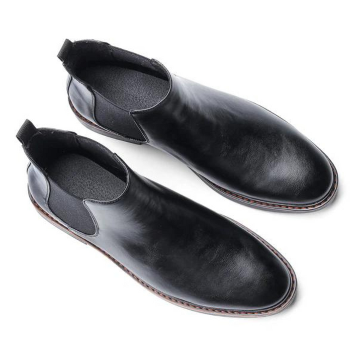 Ponadczasowe męskie buty Chelsea - David-Czarny-40-Trend Polska