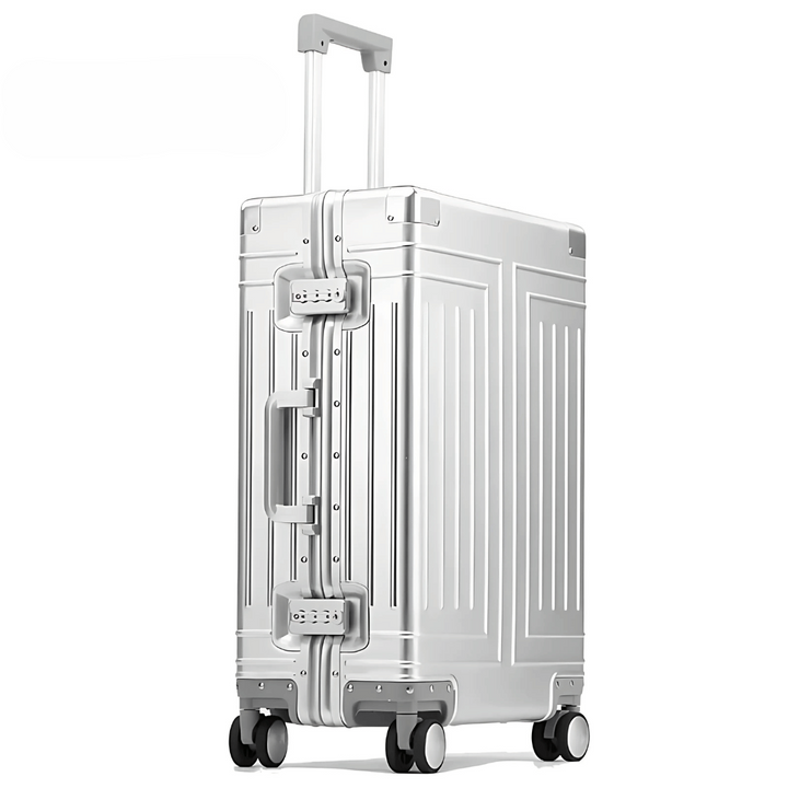 Premium aluminiowa walizka – Emperor-Srebro-S (37 L)-Trend Polska