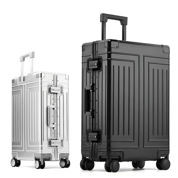 Premium aluminiowa walizka – Emperor-Srebro-S (37 L)-Trend Polska
