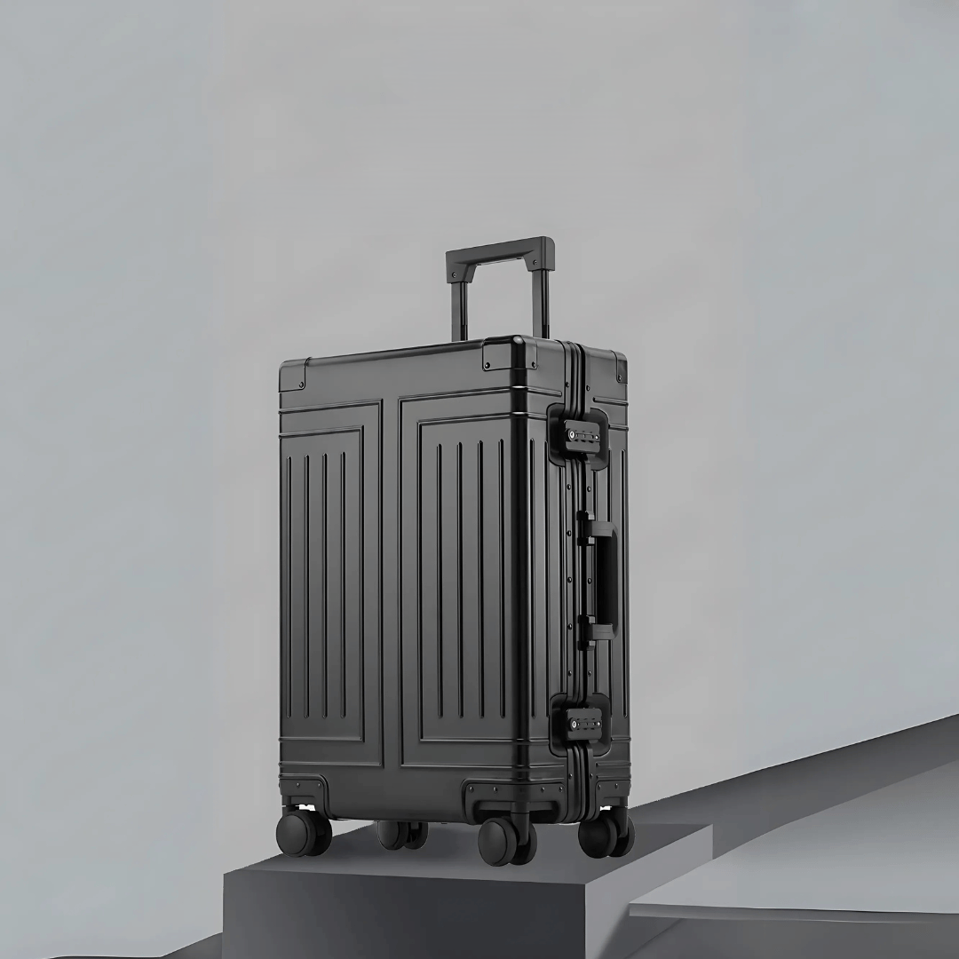 Premium aluminiowa walizka – Emperor-Srebro-S (37 L)-Trend Polska