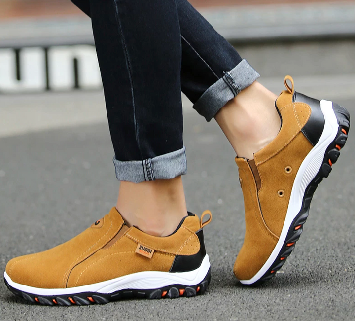 Premium ortopedyczne buty trekkingowe dla mężczyzn - PathMaster-Brązowy-38-Trend Polska