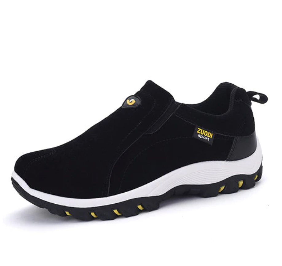 Premium ortopedyczne buty trekkingowe dla mężczyzn - PathMaster-Czarny-38-Trend Polska