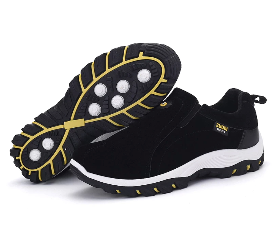 Premium ortopedyczne buty trekkingowe dla mężczyzn - PathMaster-Czarny-38-Trend Polska