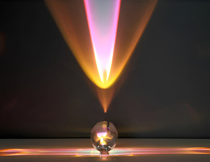 Prizmatyczna lampa projektorowa z LED - Lunara-S (Średnica 8cm x Wysokość 5cm)-Trend Polska