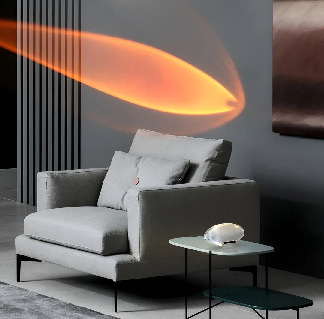 Prizmatyczna lampa projektorowa z LED - Lunara-S (Średnica 8cm x Wysokość 5cm)-Trend Polska