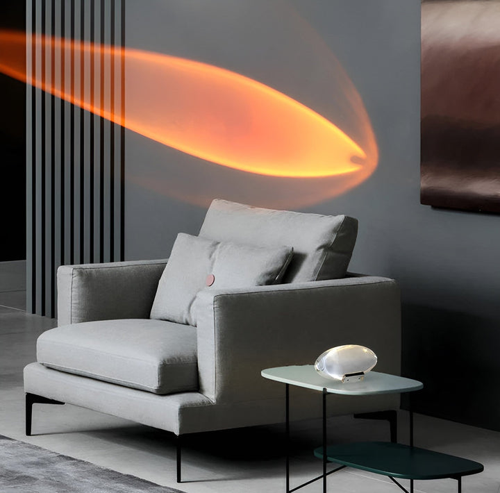 Prizmatyczna lampa projektorowa z LED - Lunara-S (Średnica 8cm x Wysokość 5cm)-Trend Polska