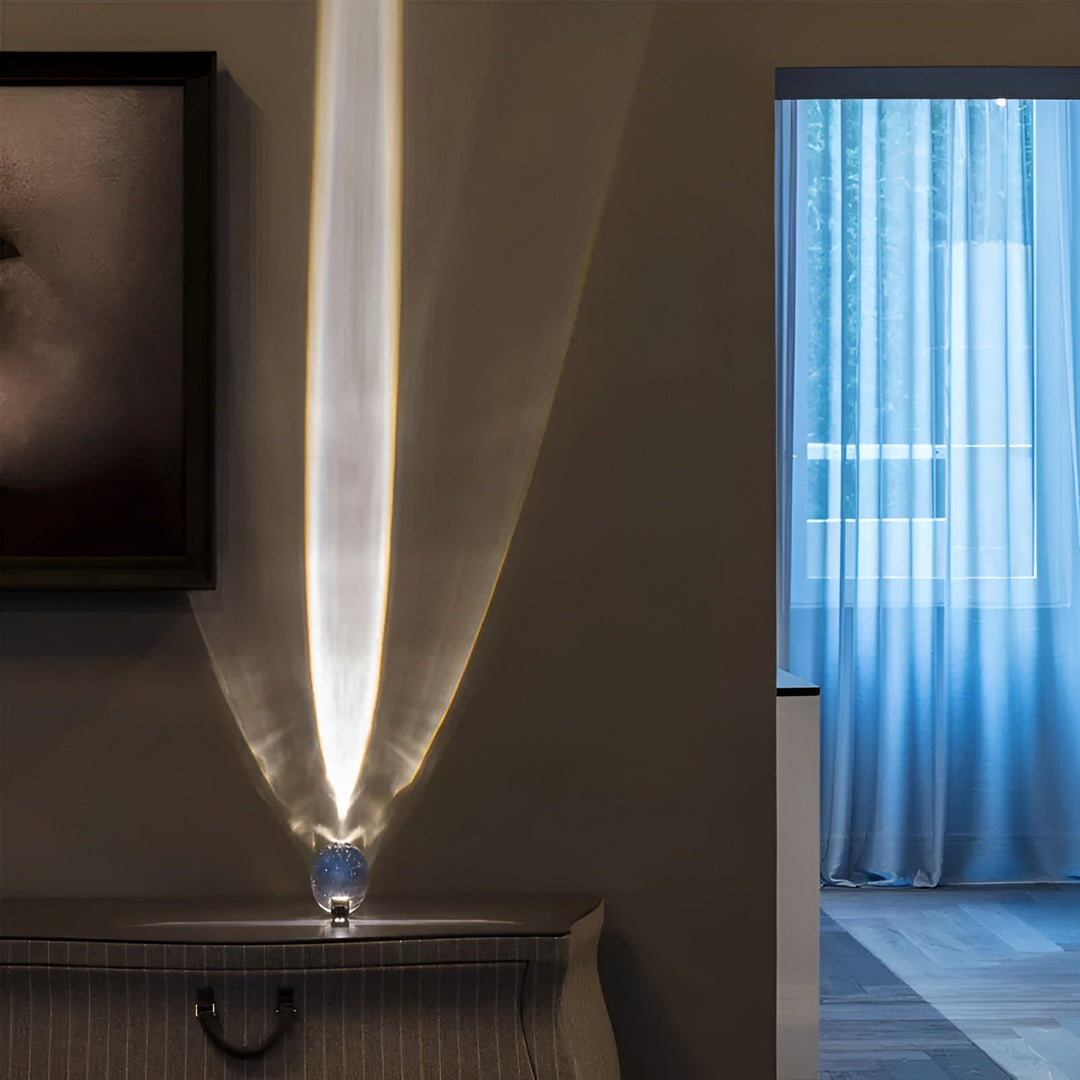 Prizmatyczna lampa projektorowa z LED - Lunara-S (Średnica 8cm x Wysokość 5cm)-Trend Polska