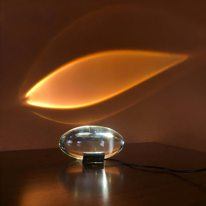 Prizmatyczna lampa projektorowa z LED - Lunara-S (Średnica 8cm x Wysokość 5cm)-Trend Polska