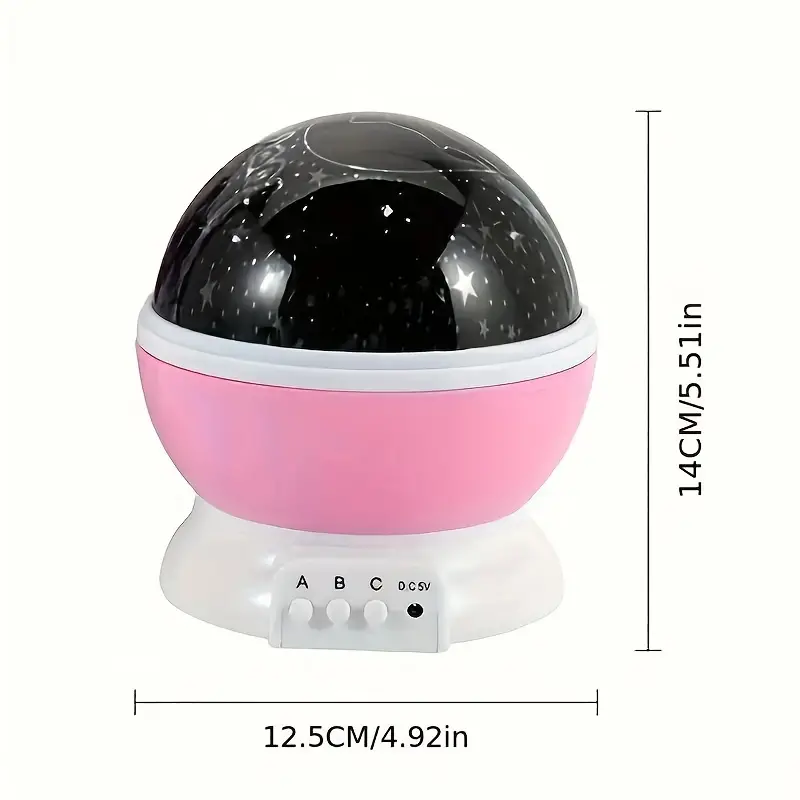 Projektor gwiazd Lampa nocna - Luna-Niebieski-Trend Polska