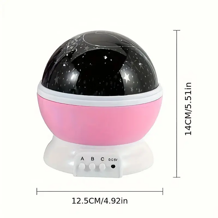 Projektor gwiazd Lampa nocna - Luna-Niebieski-Trend Polska