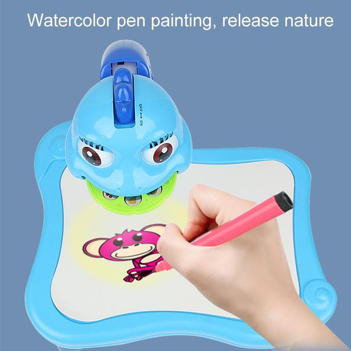 Projektor LED z rysunkiem i muzyką dla kreatywnych dzieci - ArtBuddy-Różowy-Trend Polska