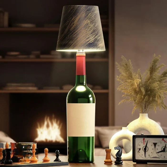 Przenośna lampa LED w butelce - GlowBottle-Drewno-3 Kolory-Trend Polska