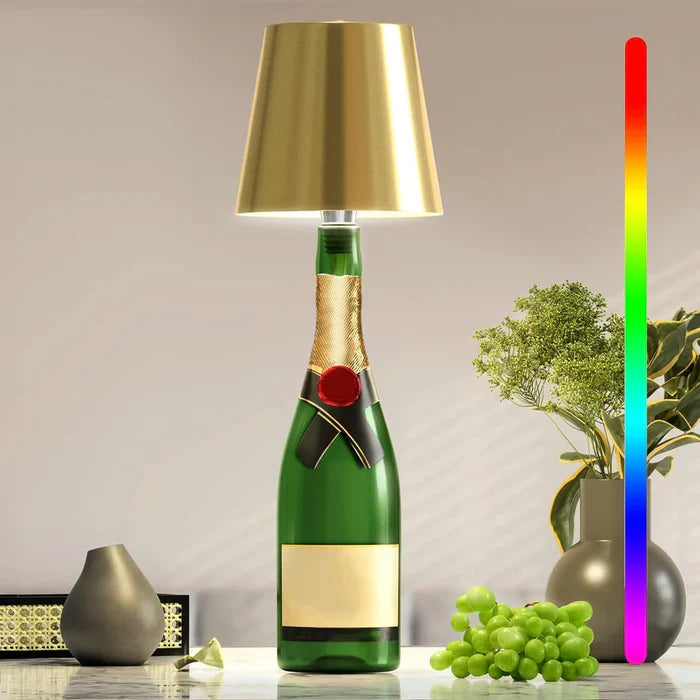 Przenośna lampa LED w butelce - GlowBottle-Złoto-3 Kolory-Trend Polska